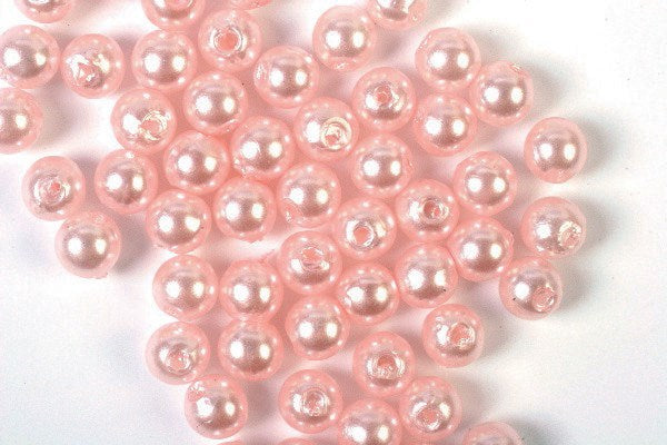 Voksperler 4mm 30g l.rød