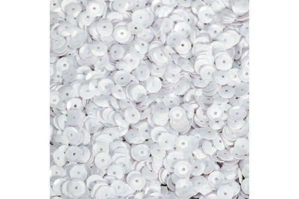 Paillet 8mm 10g nr.1 hvid