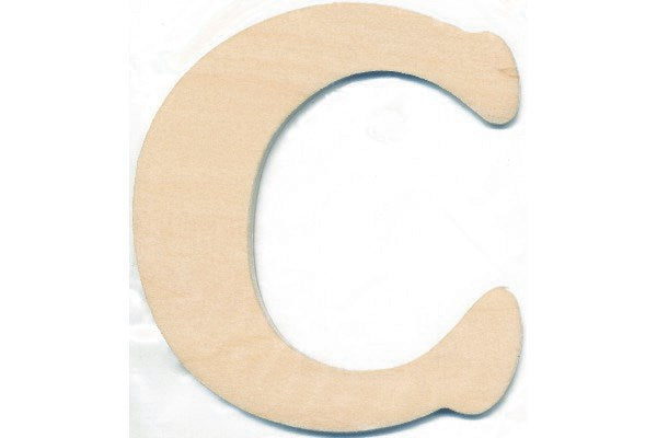 Træbogstav C 10cm x 4mm