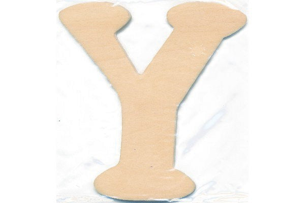 Træbogstav Y 10cm x 4mm