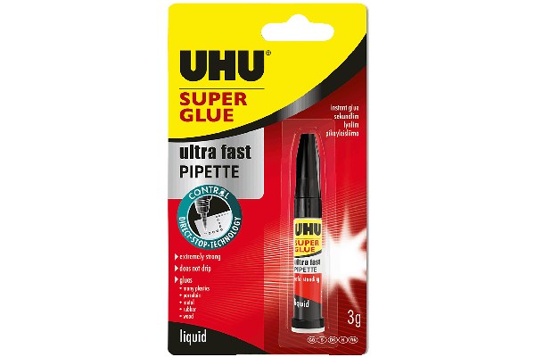 Uhu super glue 3 gr pipette tyndfl.