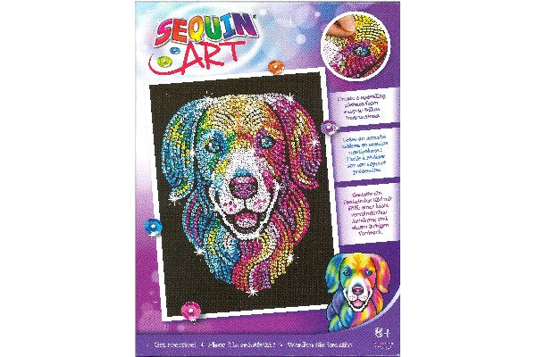 Sequin Art Harlequin Hound 25x34cm