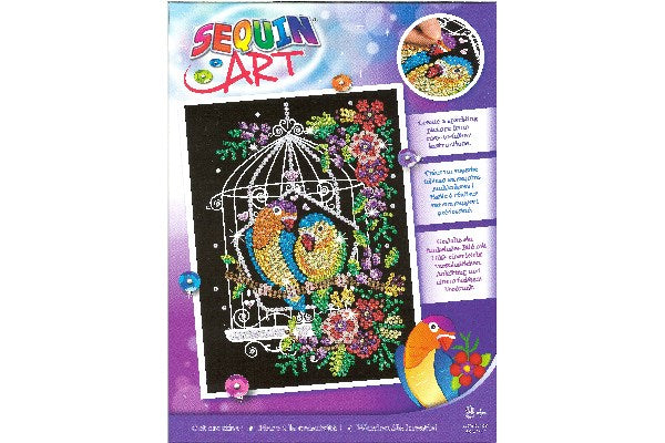 Sequin Art  Birdcage 25x34cm