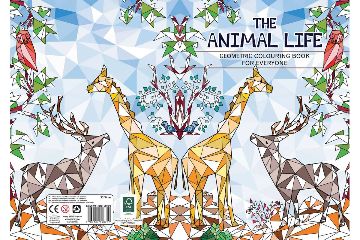 Malebog A4 The Animal Life 32 sider