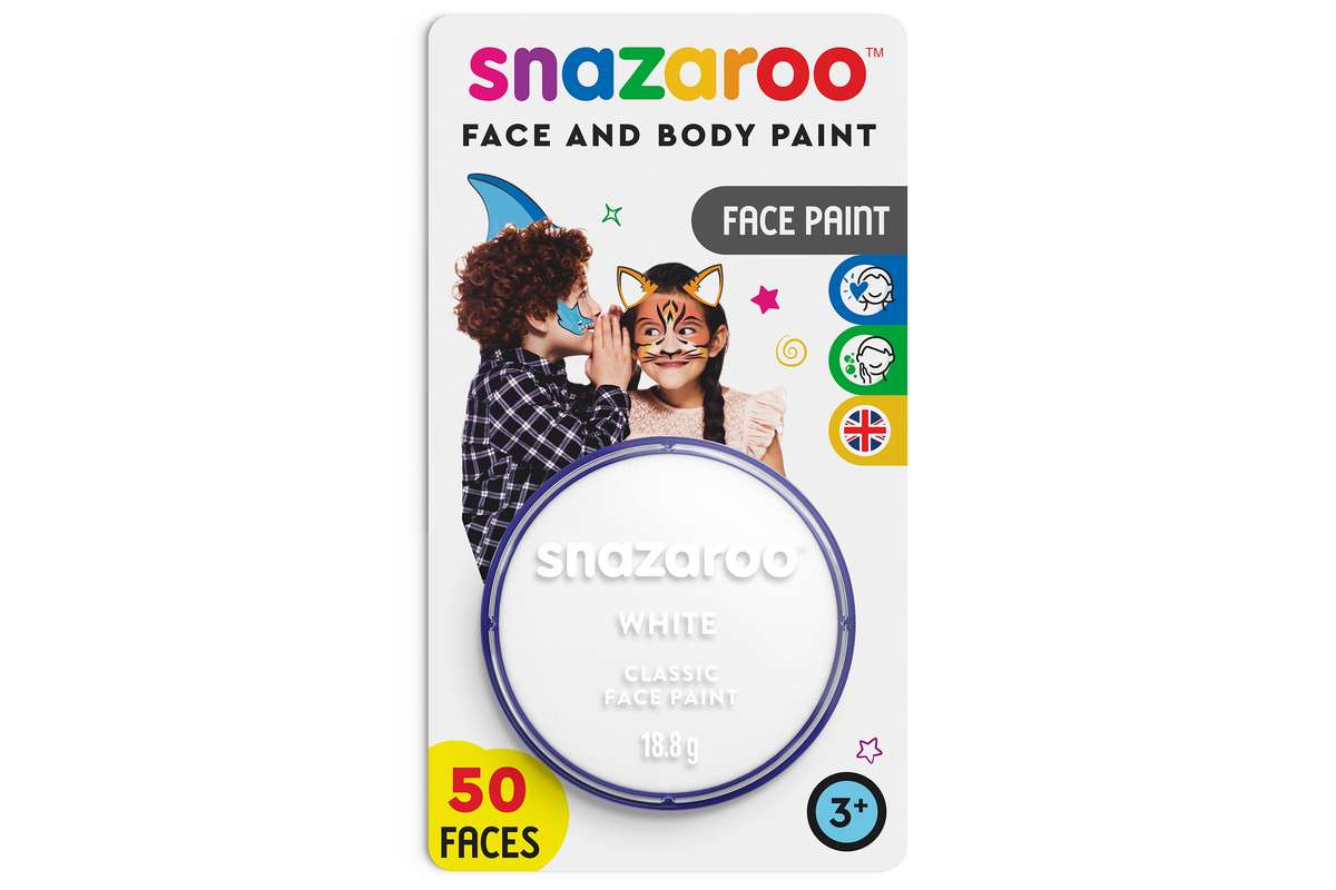 Sminkefarve 18ml blister white