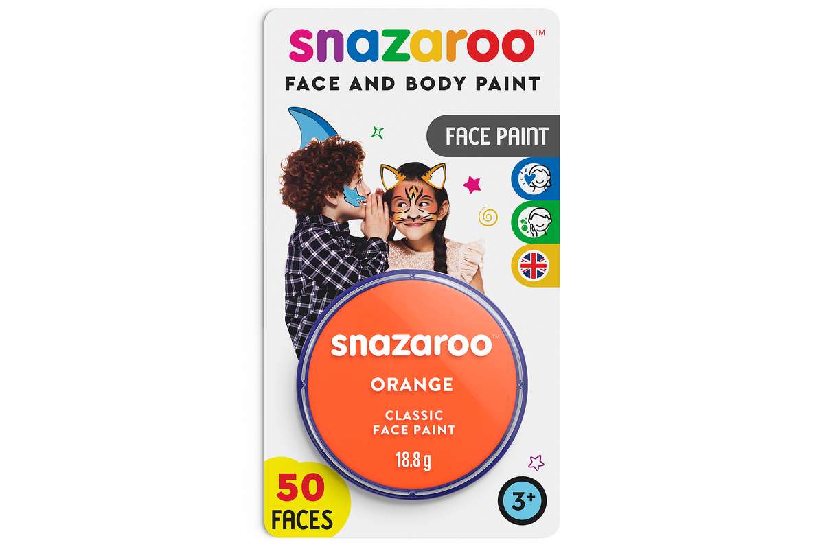 Sminkefarve 18ml blister orange