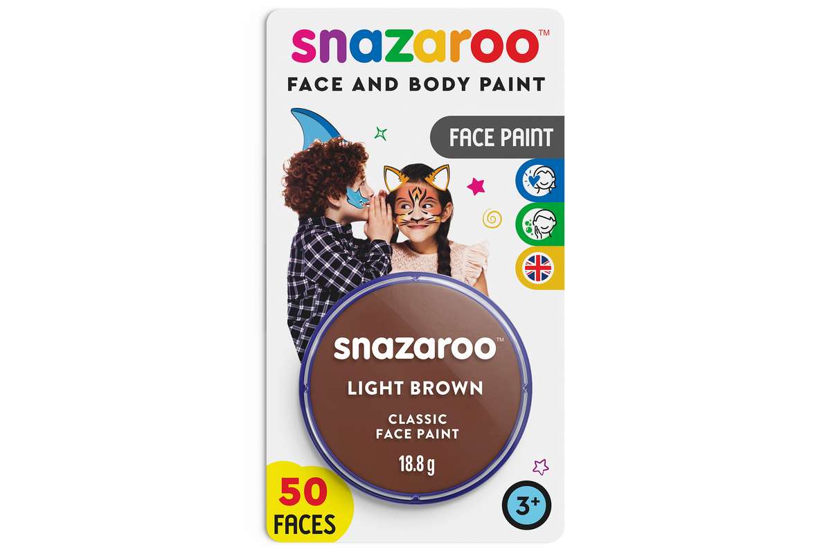 Sminkefarve 18ml blister light brown