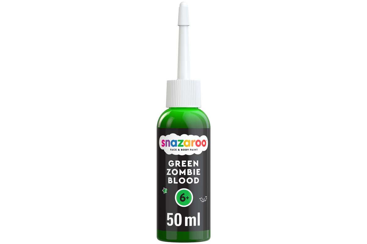 Sminkefarve grønt zombie blod 50ml