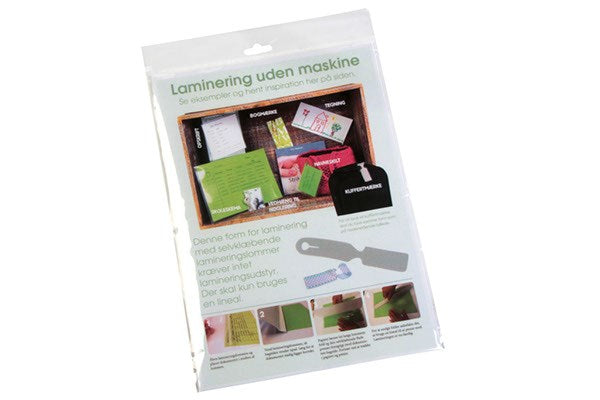 Lamineringsark A4 4stk. - Laminering uden maskine