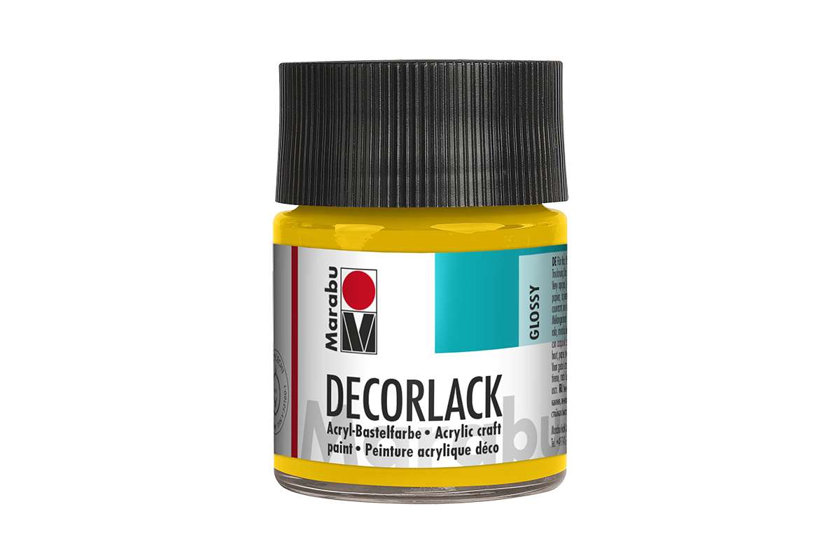 Decorlack 50ml, medium yellow 021