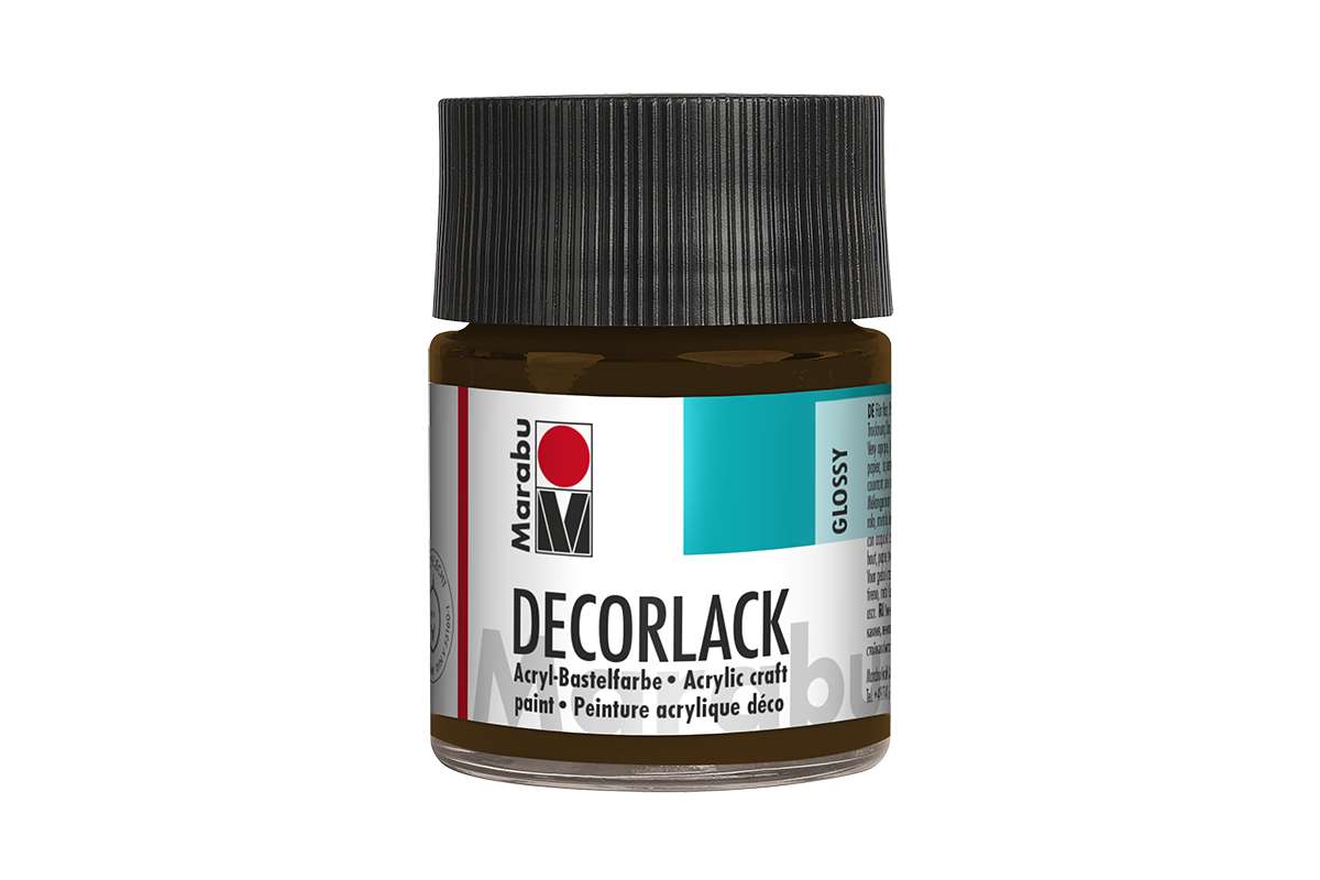 Decorlack 50ml, dark brown 045