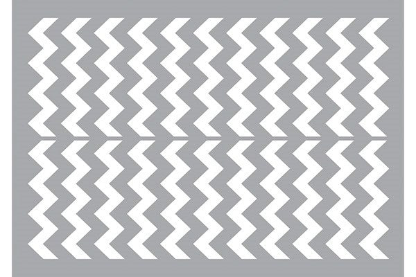 Stencil Art DIN A4 Chevron Pattern