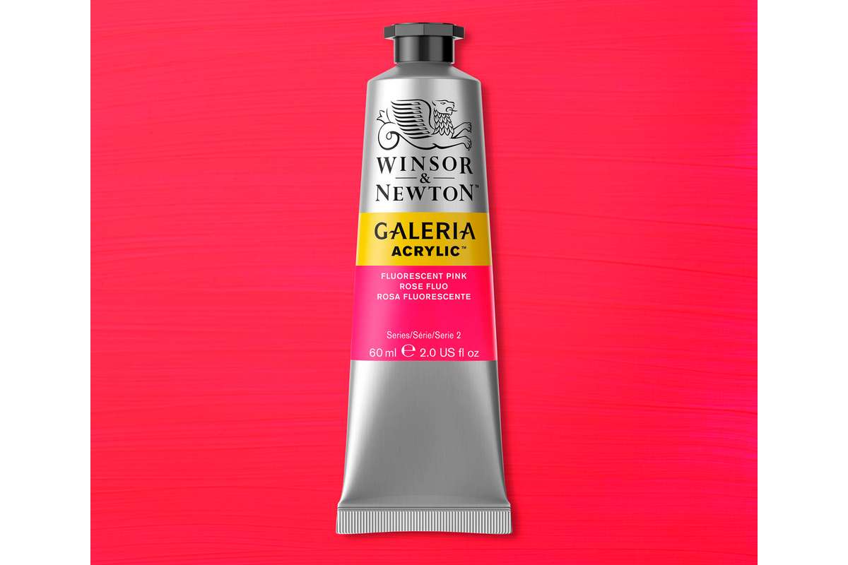 Galeria Acrylic 60ml fluorescent pink