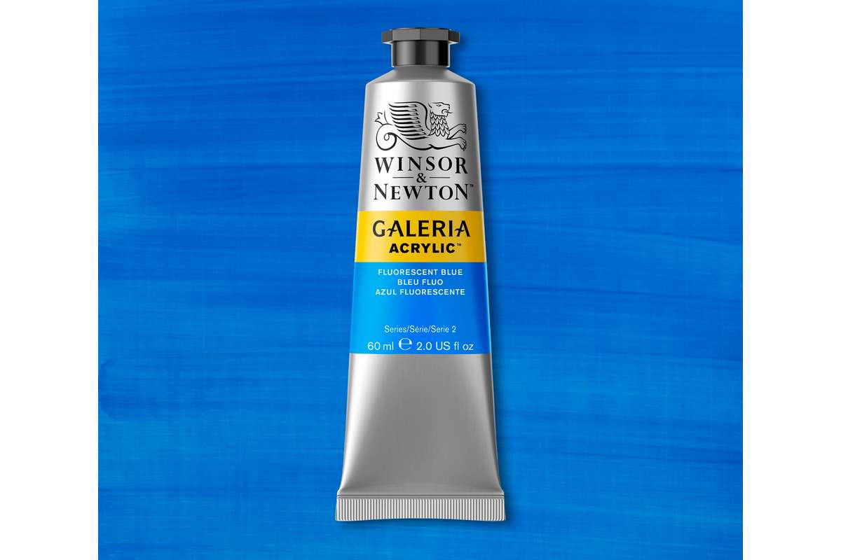 Galeria Acrylic 60ml fluorescent blue