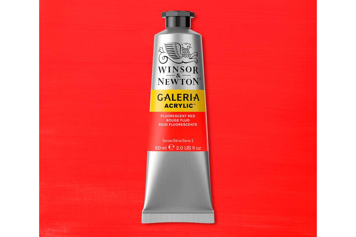 Galeria Acrylic 60ml fluorescent red