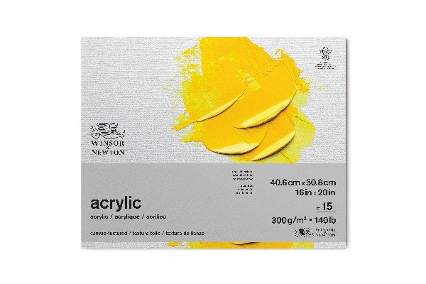 Acrylic Pad 300g 40,6x50,8cm, 15 pages 