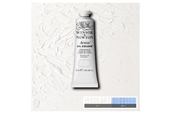 Artists oil colour 37ml titanium white 644