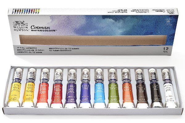 Cotman watercolour tubset 12x8ml  