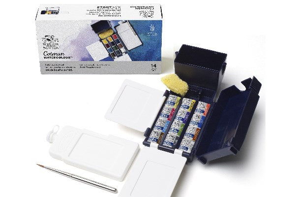 Cotman watercolour field box 12x1/2 pans 