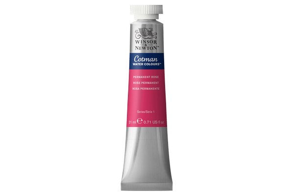 Cotman watercolour 21ml Permanent Rose 502