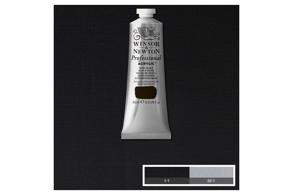 Proff. acrylic 60ml ivory black 331