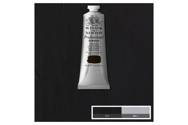Proff. acrylic 60ml mars black 386