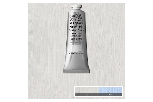 Proff. acrylic 60ml titanium white 644