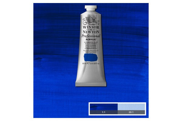 Proff. acrylic 60ml ultramarine blue 664