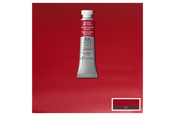 Watercolour proff. 5ml Winsor Red Deep  725