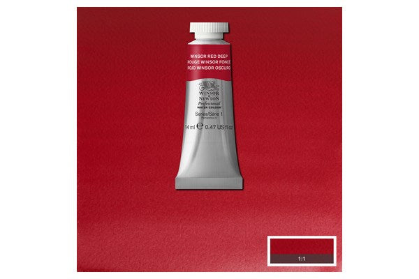 Watercolour proff. 14ml Winsor Red Deep 725