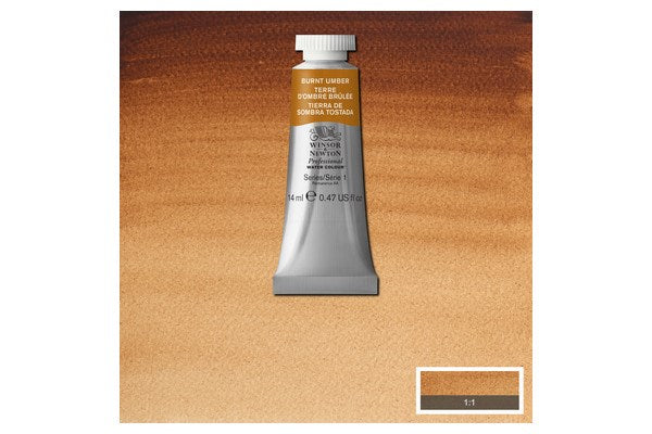 Watercolour proff. 14ml Burnt Umber 076