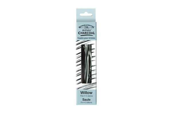 Willow charcoal thin 3pcs