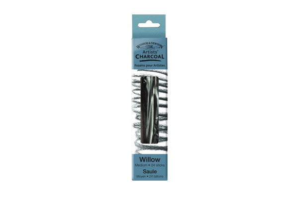 Willow charcoal medium 24pcs 