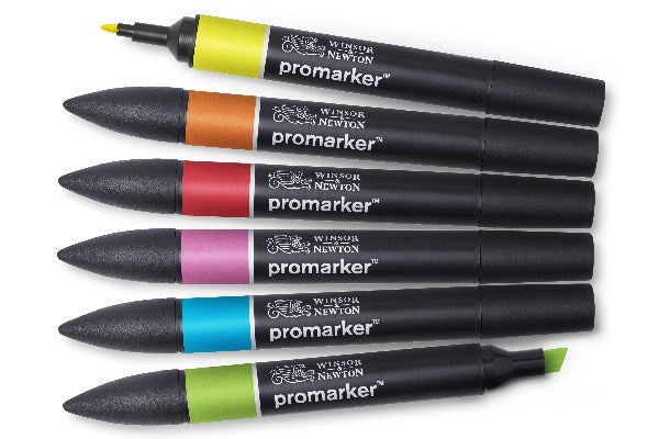 Promarker 6pcs vibrant tones 