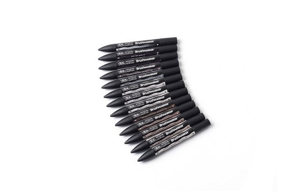 Brushmarker 12 Greys 