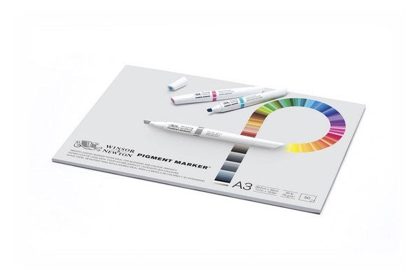 Paper pad for pigment marker A3, 75g, 50 pages 