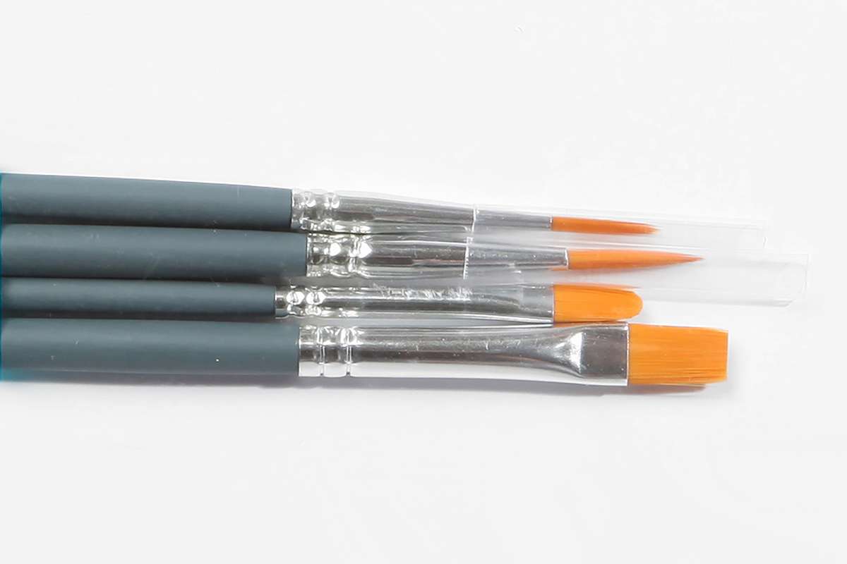 Watercolour brush pack 4pcs ass.