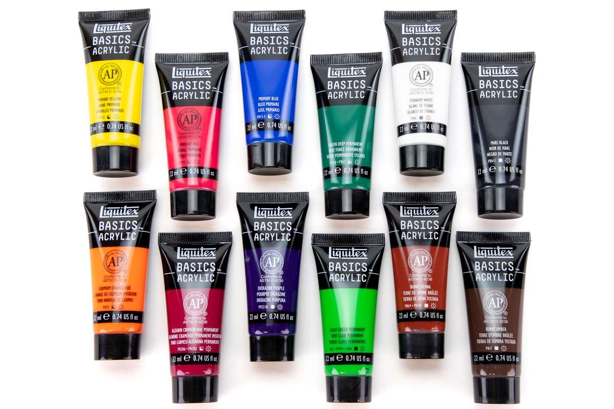 Basics acrylic set 12x22ml        