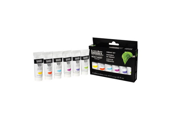 Heavy Body vibrant color set 6x22ml 