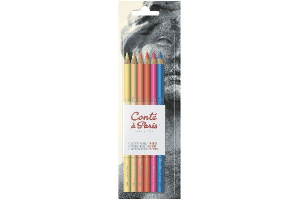 Blister X6 Pastel Pencils Portrait  