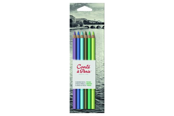 Blister X6 Pastel Pencils Landscape  