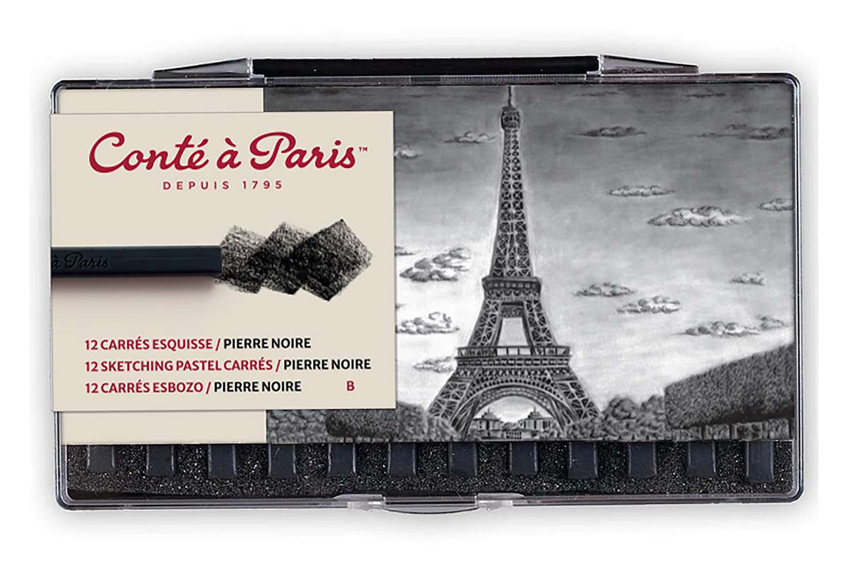 Conte Carre sketching set 12pcs pierre noire B