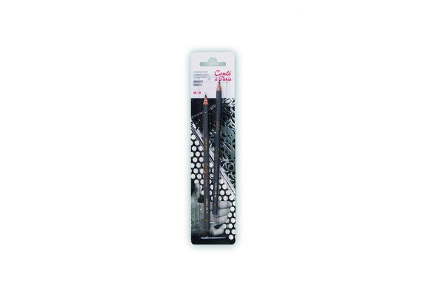 Blister 2 Sketching Pencils Graphit
