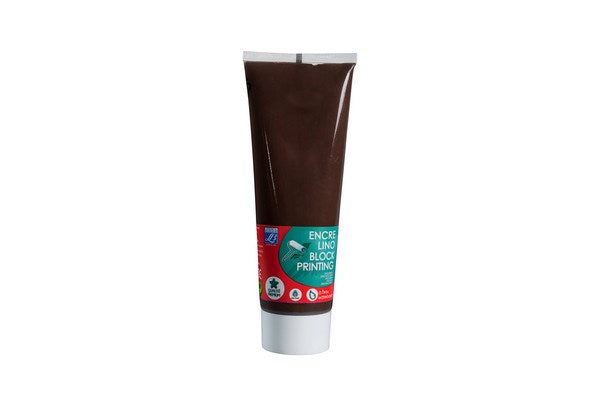 Ink for lino 250ml burnt umber