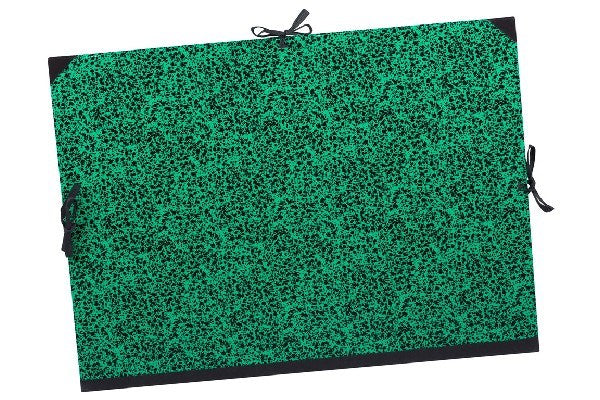 Portfolio 80x61cm green ribbon