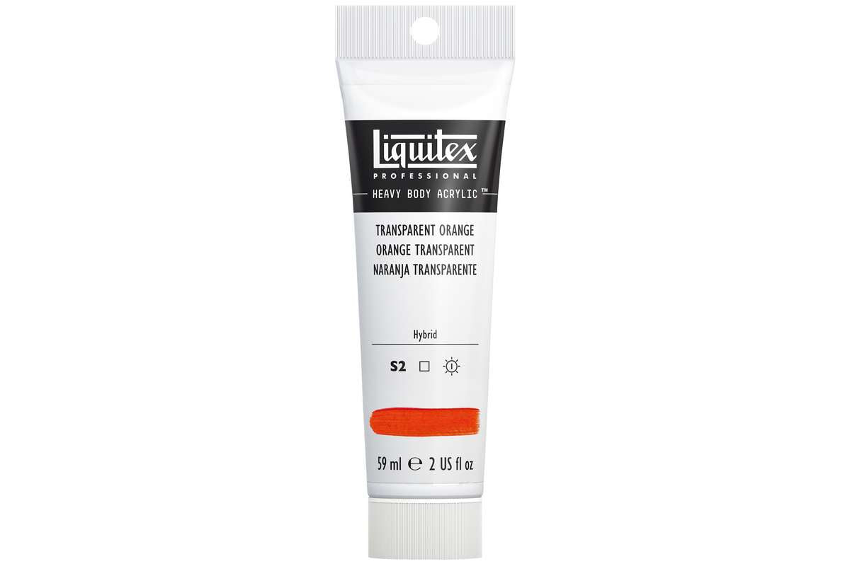 Heavy Body 59ml transparent orange row X0035