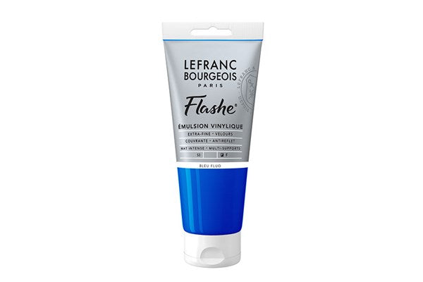 Flashe acrylic 80ml flourescent blue
