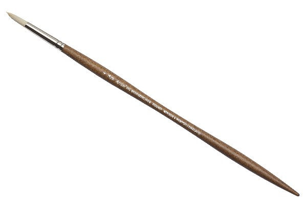 ARTISTS' OIL SYNTHETIC HOG BRUSH ROUND SIZE 4
