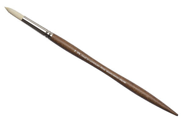 ARTISTS' OIL SYNTHETIC HOG BRUSH ROUND SIZE 10
