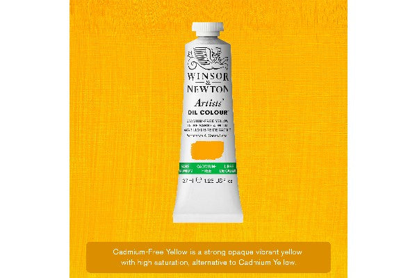 Artist's oil colour 37ml cadmium free yellow 890